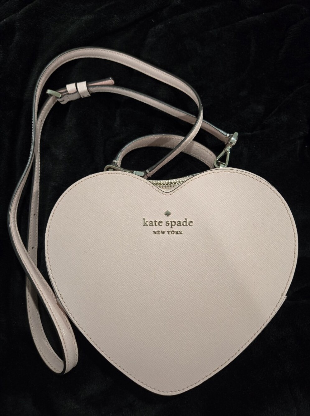 Kate Spade New York Pink Heart Crossbody Bag